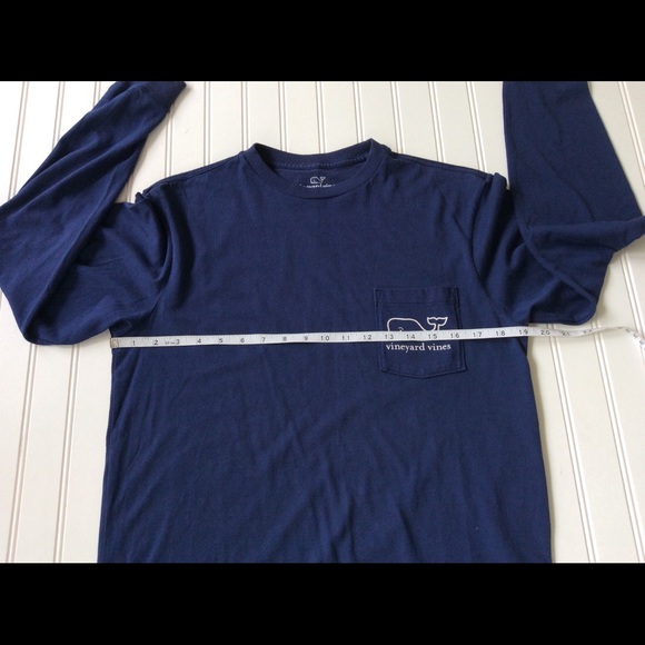 Vineyard Vine 🐳🎅Long~Sleeve Pocket Tee - Picture 4 of 13